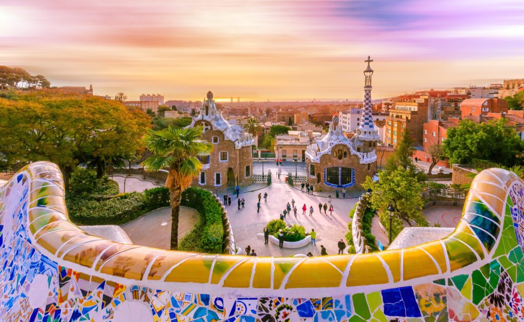 Barcelona Spain attractions: Park Guell