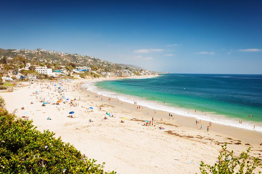 Coastal towns in California - Laguna Beach