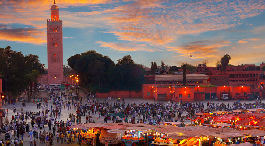 Traditional markets in Marrakech - Lively Souks